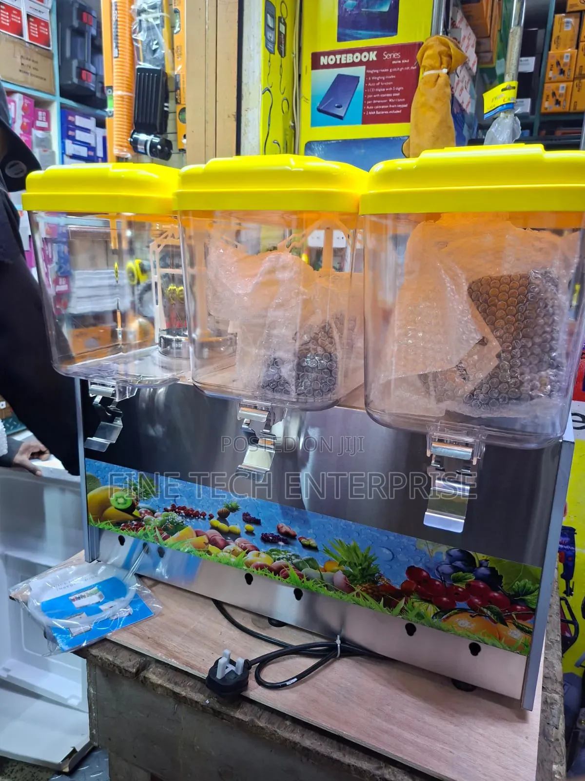 3 Compartment Juice Dispenser 18l Each Tank