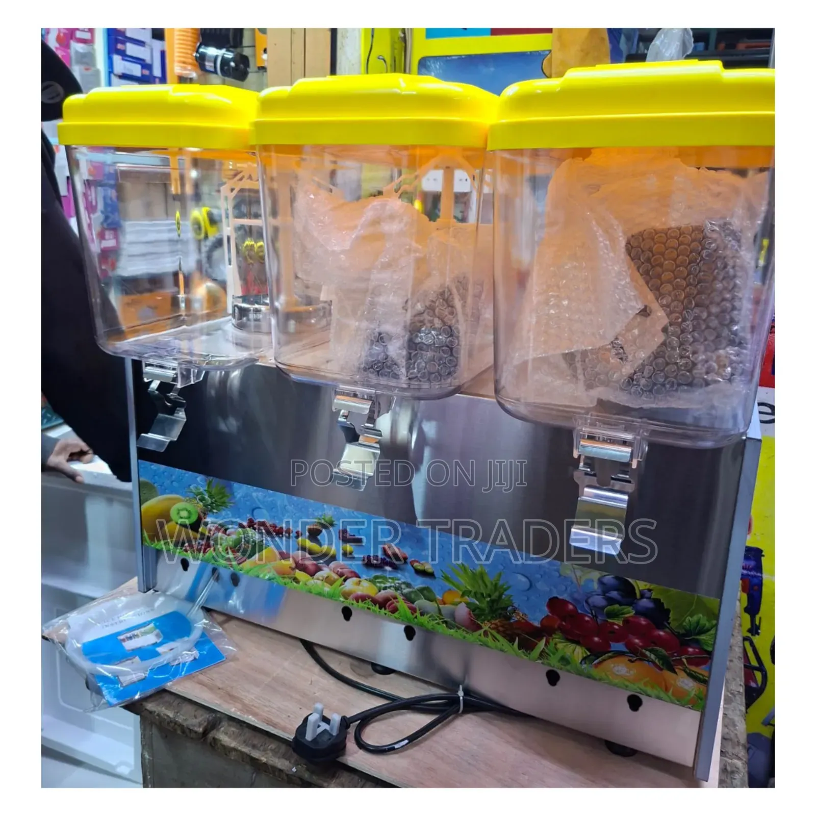 3 Compartment Juice Dispenser 18l Each Tank