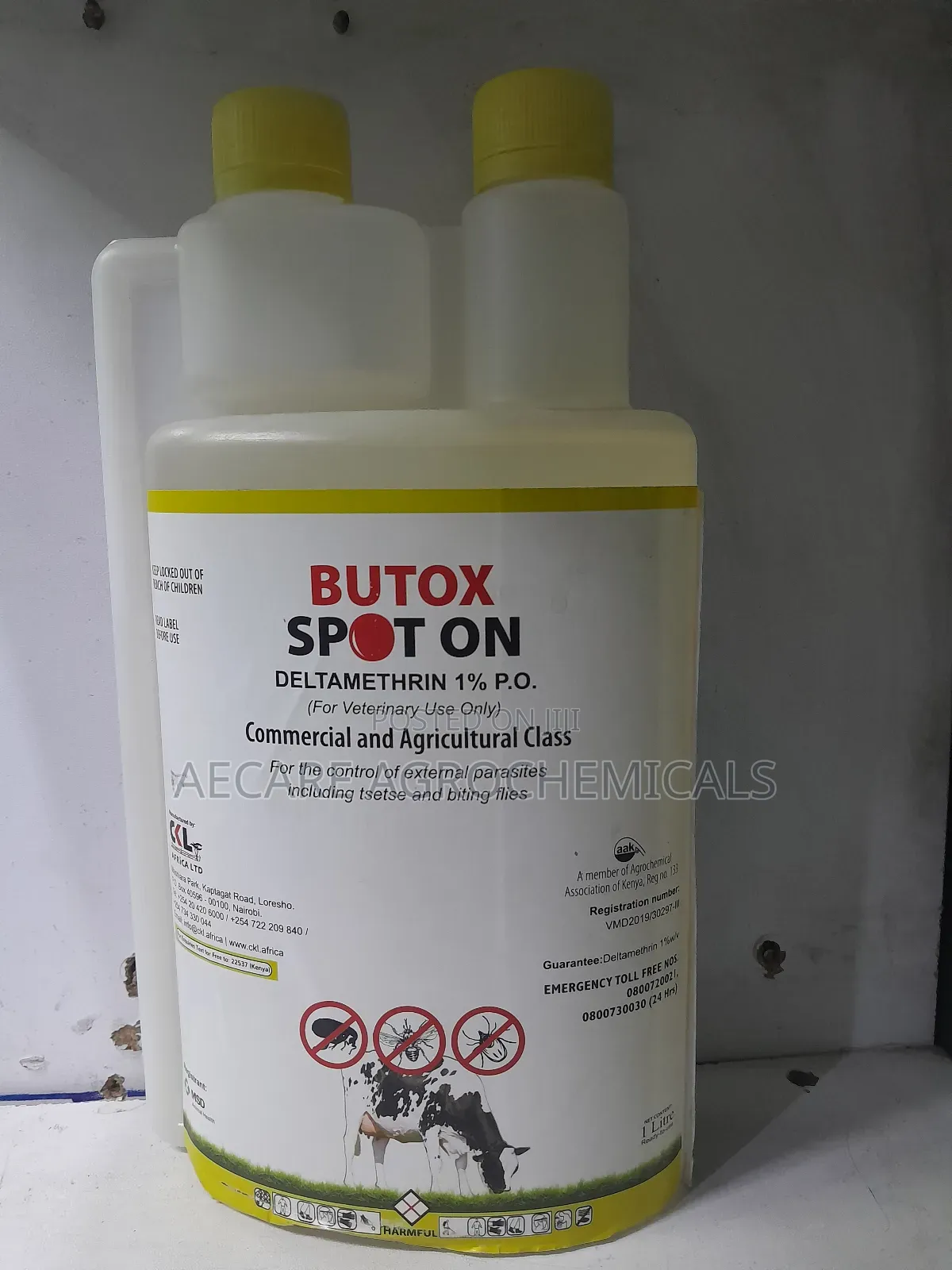 Butox Spot on Deltamethrin 1% 1litre Acaricide