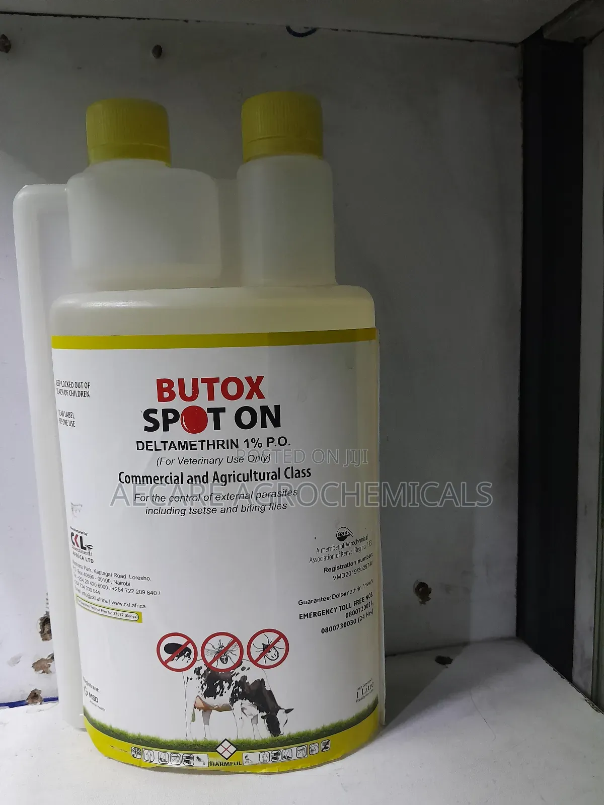 Butox Spot on Deltamethrin 1% 1litre Acaricide