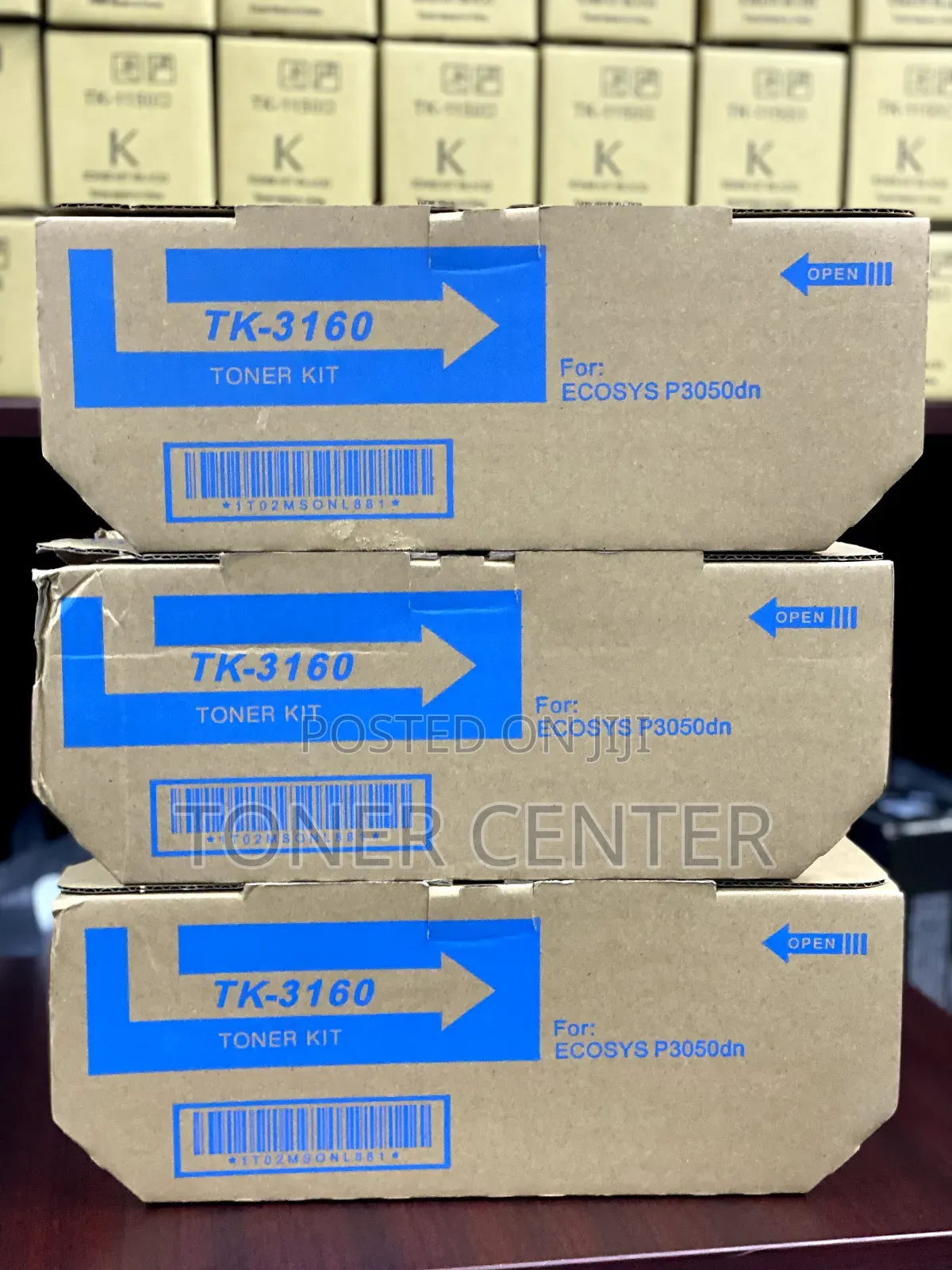 Ecosys P3050 Toners Tk 3160 Yields Upto 12,500 Pages