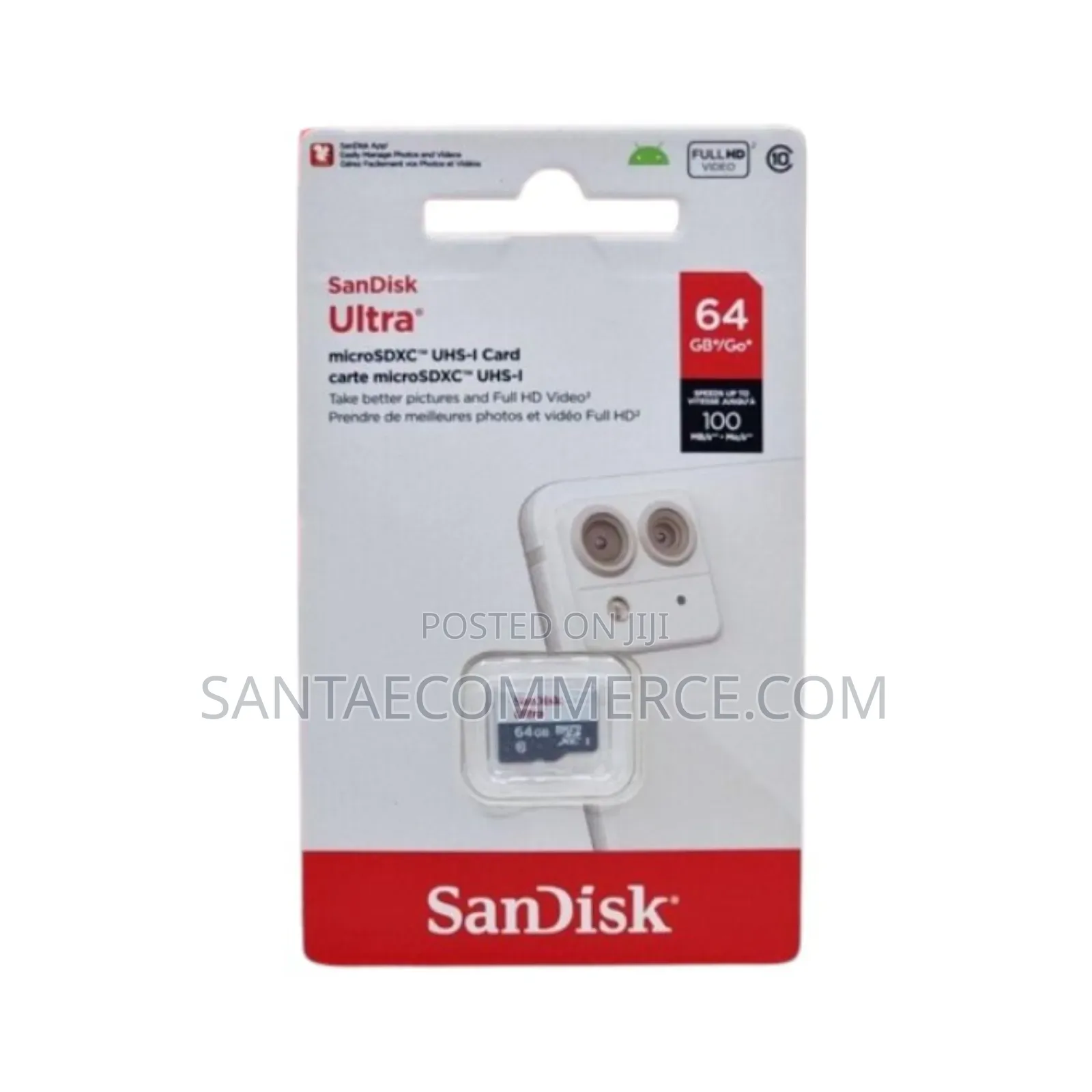 Sandisk Ultra 64gb Microsdxc Uhs-I Card