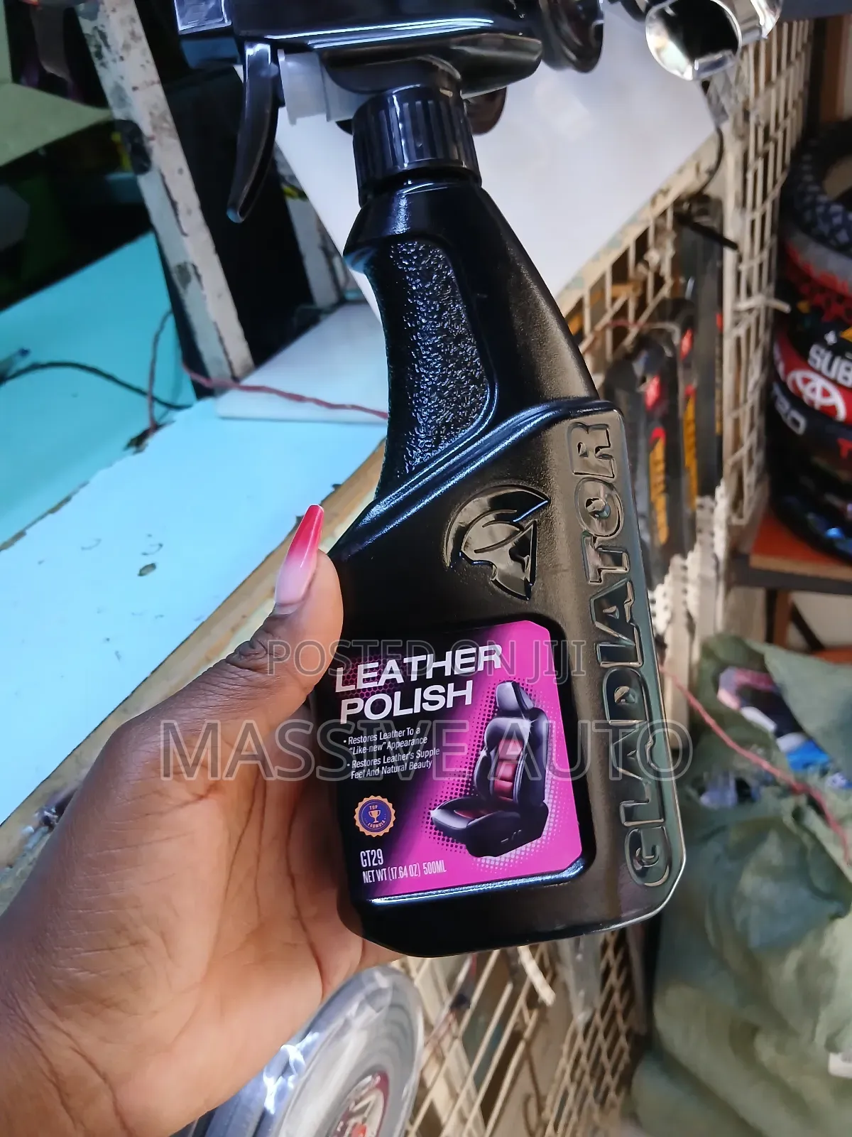 Gladiator Leather Polish/ Car Leather Polish