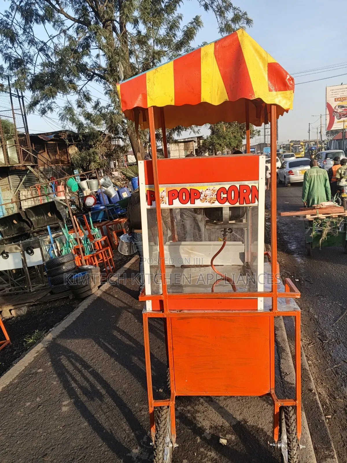 Popcorn Machine Mobile Cart