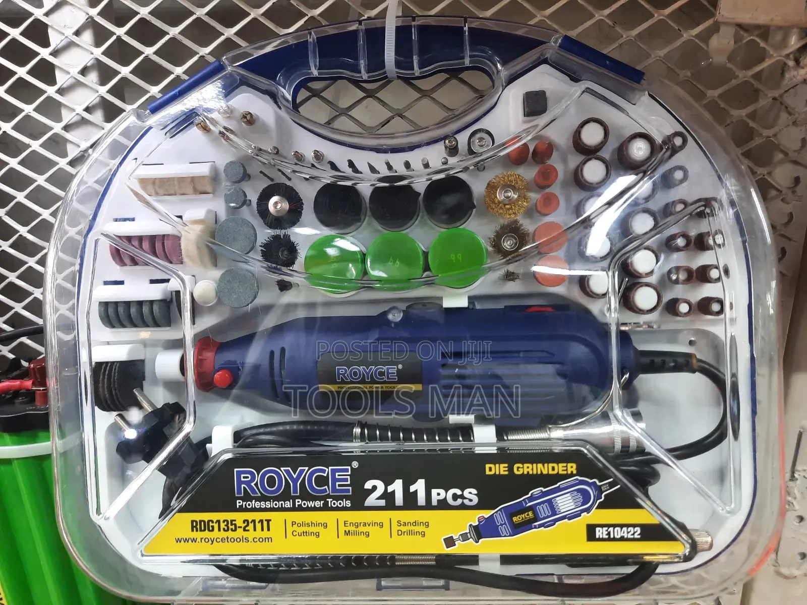 Original Royce Die Grinder/Rotary Tool Kit 211pcs