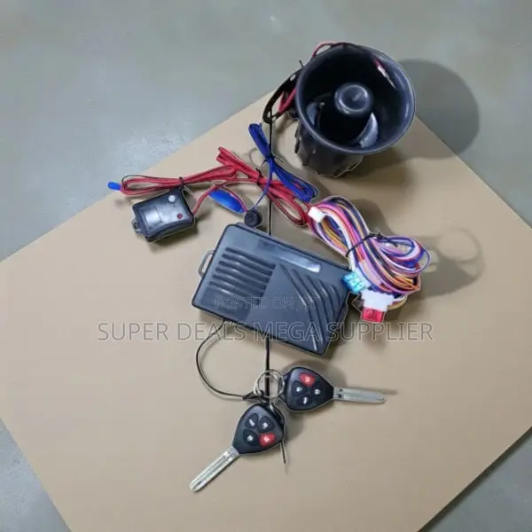 Burglar Car Alarm Security System Kit With 2 Flip Keys for Motorbikes