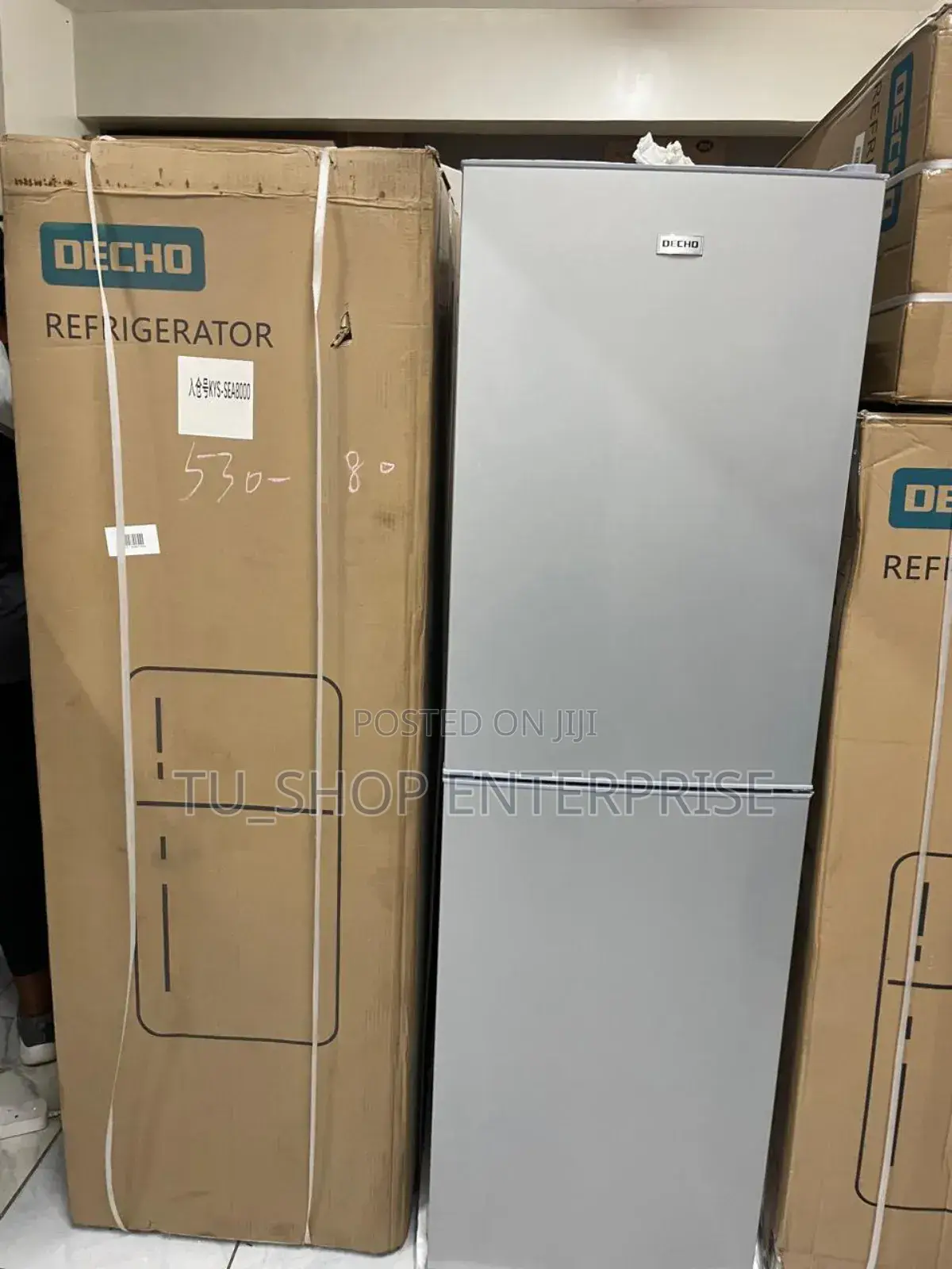 Decho 250l Double Door Refrigerator – Powerful Cooling.