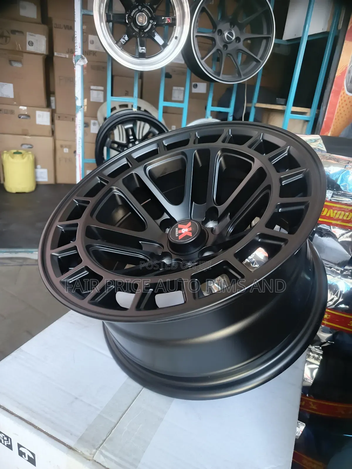 Size 14/4/100 Offset Mat Black