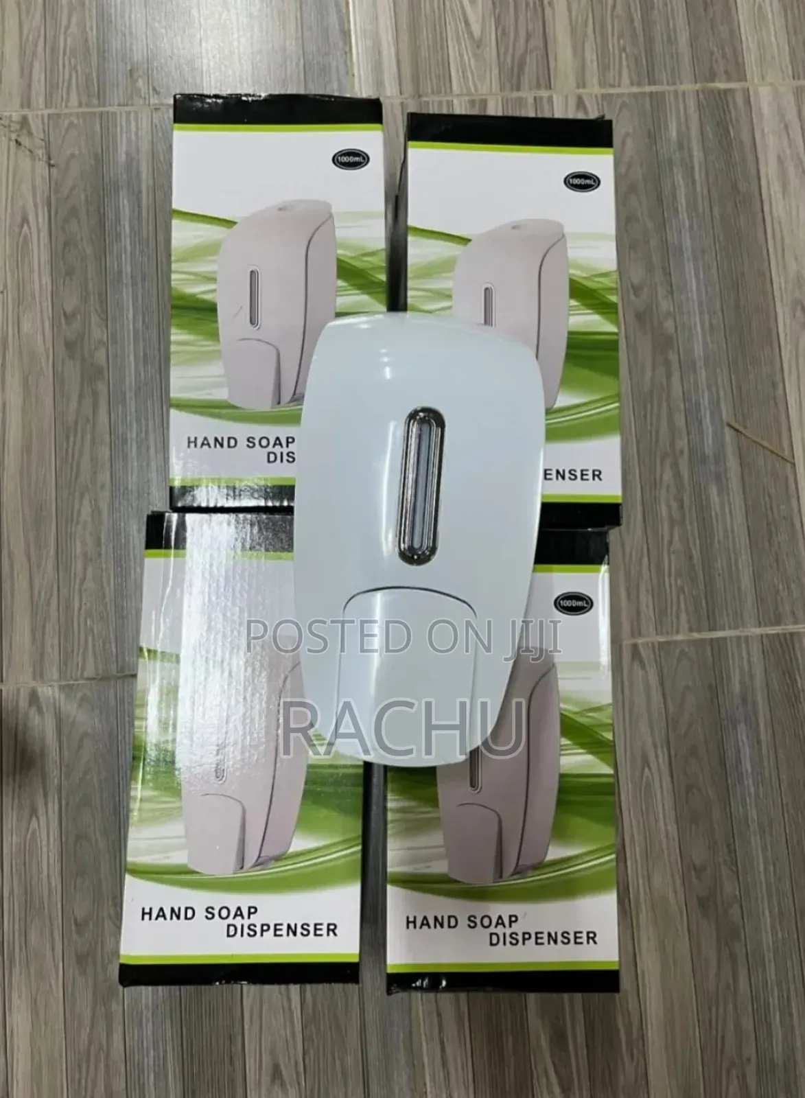 Press White Soap Dispenser