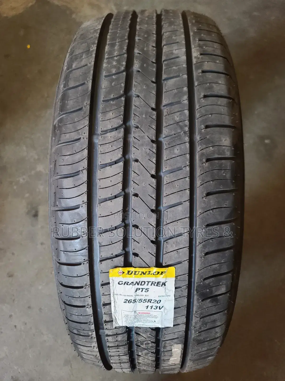 265/55 R20 Dunlop Tyres Grandtrek Pt5 113v