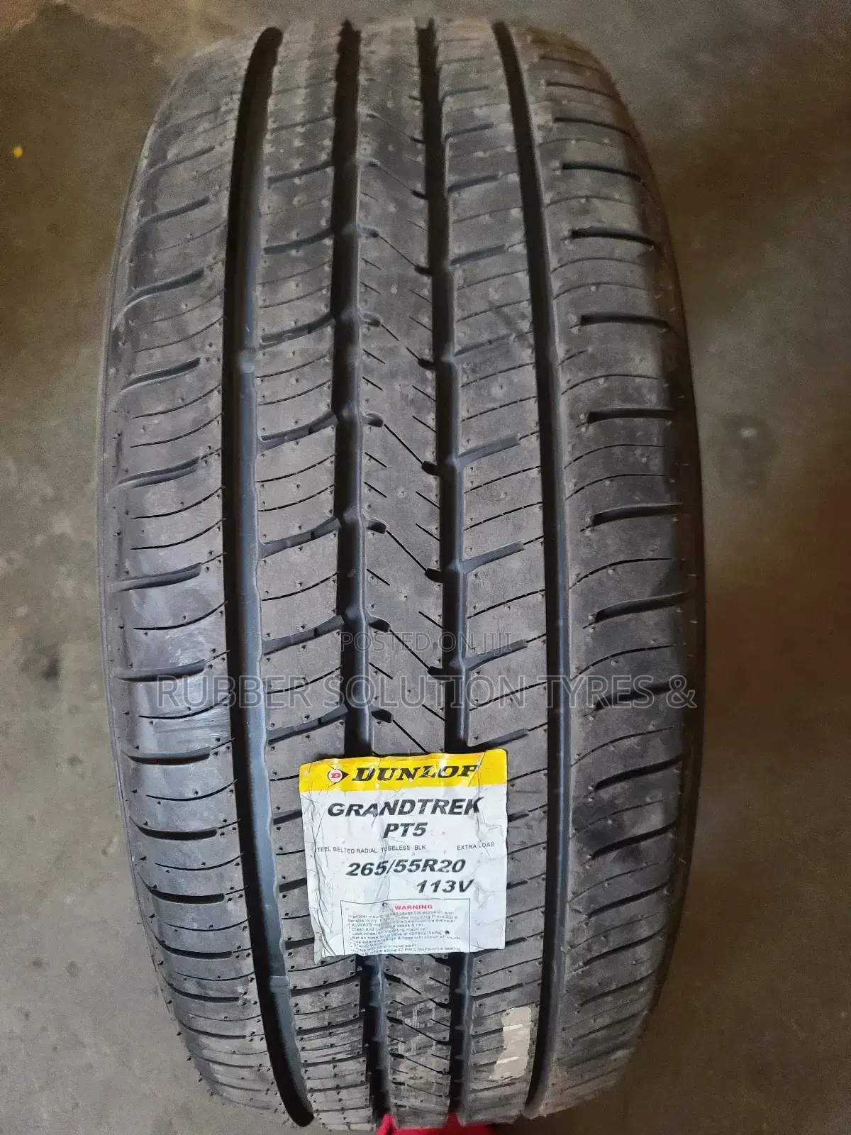 265/55 R20 Dunlop Tyres Grandtrek Pt5 113v
