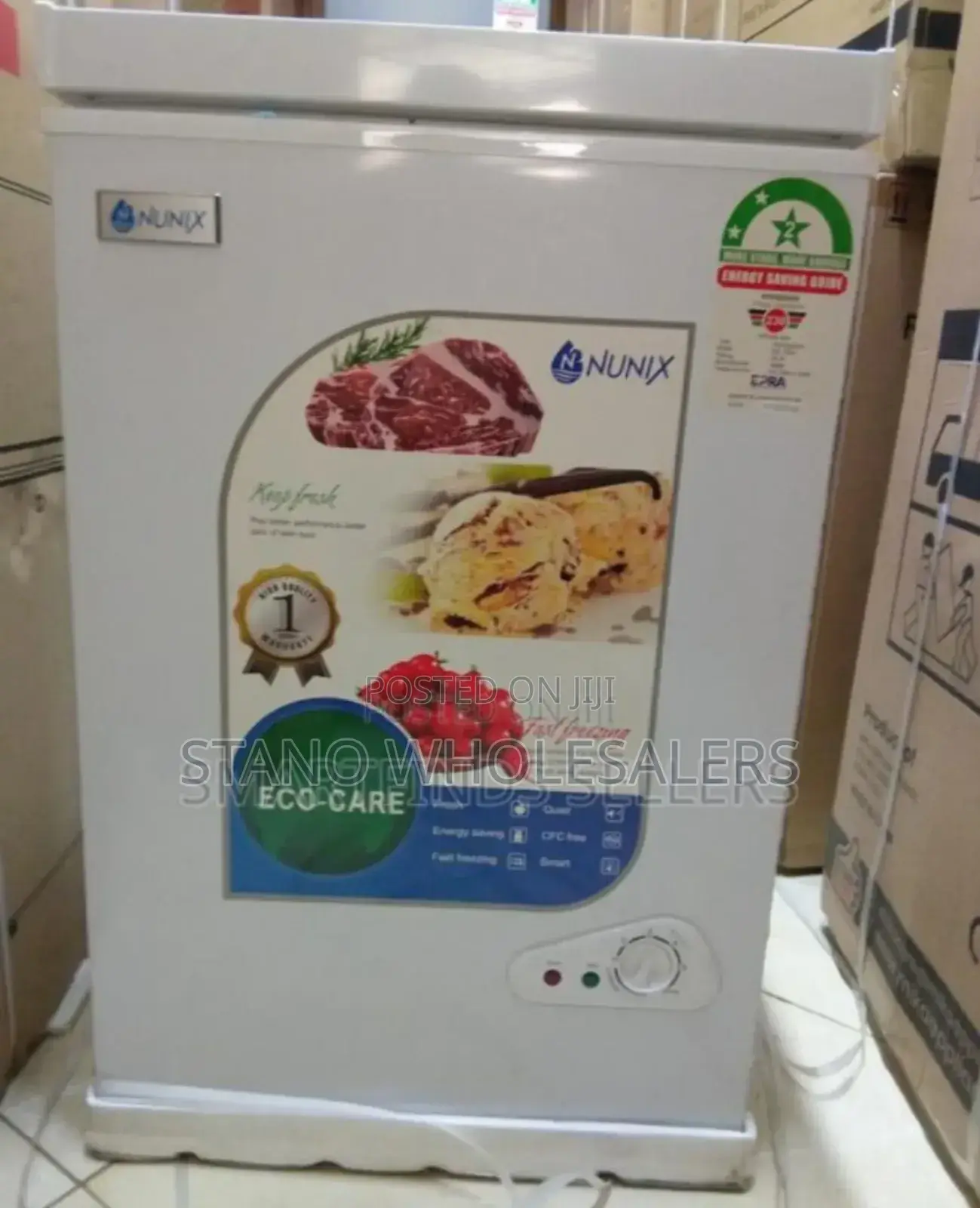 2star Rating- Nunix 100l Freezer. Deep Freezer