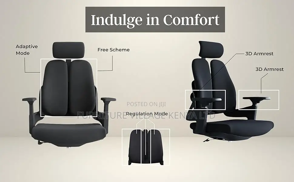 Office Chairs: High-back Orhopedic Office Seat