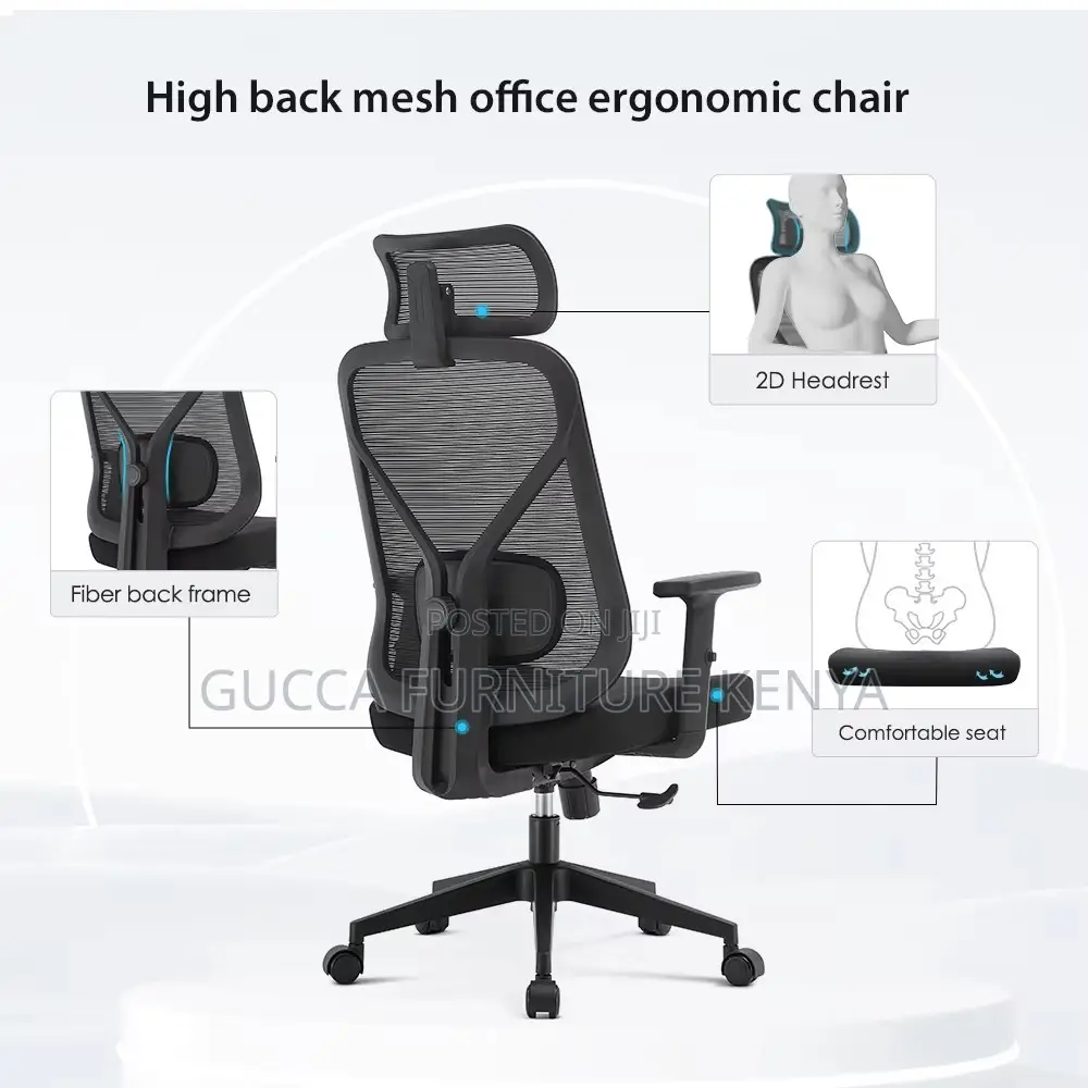 Modern Ergonomic Staff Office Seat(Adjustable)
