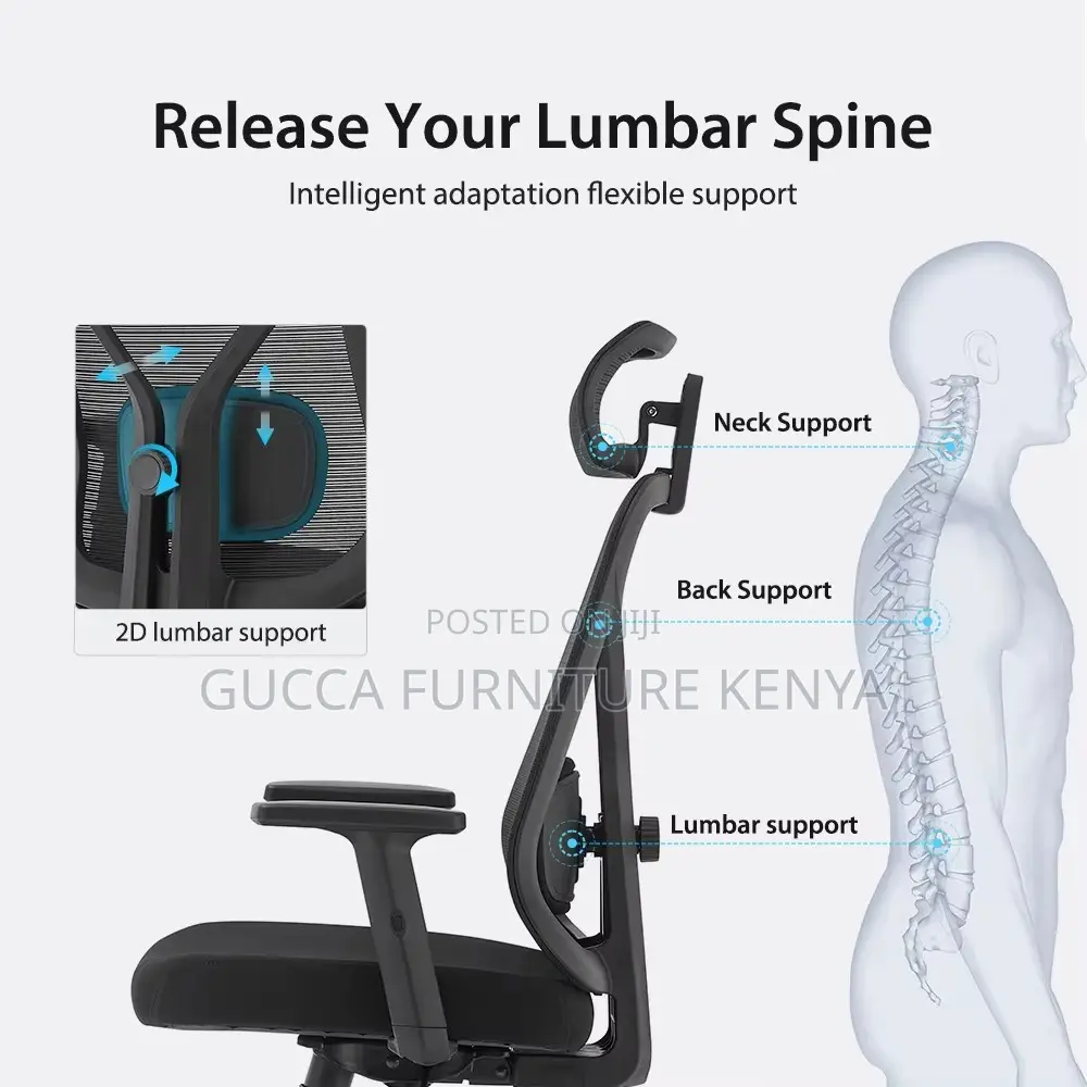 Modern Ergonomic Staff Office Seat(Adjustable)