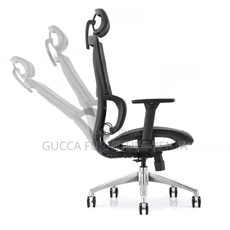 High Back Orthopedic Adjustable Desk Seat
