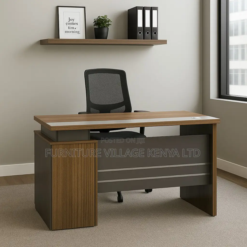 Office Desks: 120cm Imported Executive Desk With Drawers