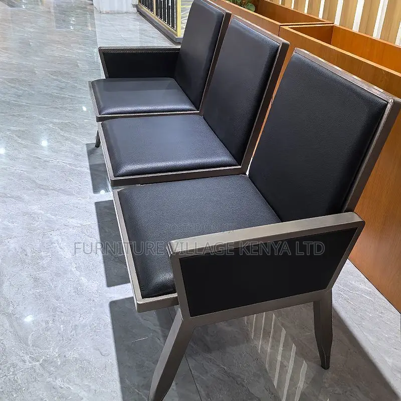 Reception Benches: 3-seater Heavy-duty Office Bench