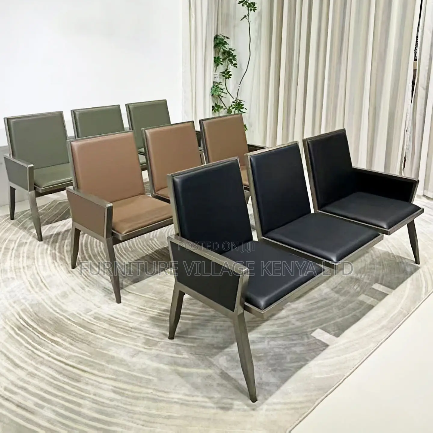 Reception Benches: 3-seater Heavy-duty Office Bench