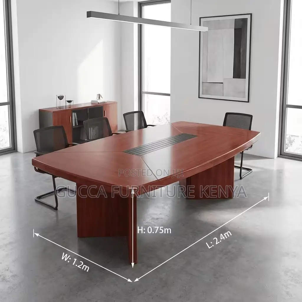 2.4m Mahogany Office Conference Table