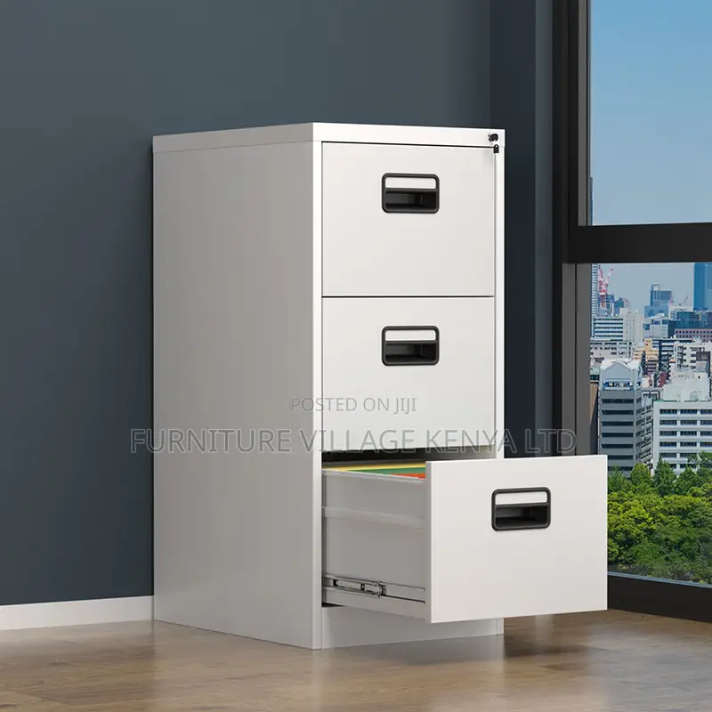 Office Cabinets: 3-drawers Steel Filing Cabinet