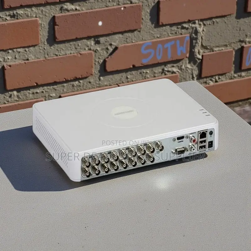 Enhanced Video Quality Hikvision 8 Channel Turbo Hd Dvr Machine- White
