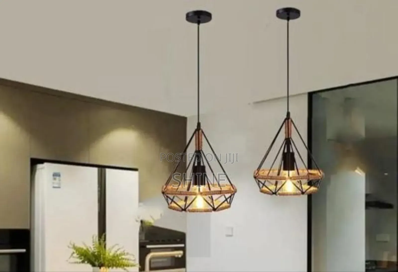 Rope Diamond Pendant Light