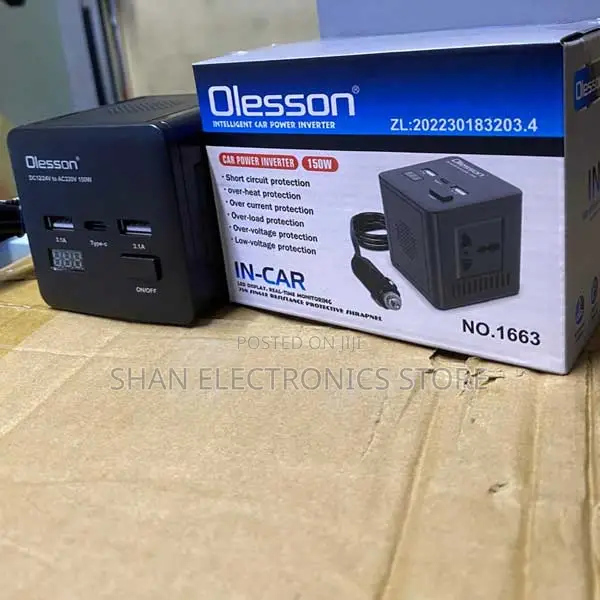 Extension Cable Good Quality Intelligent Car Power Inverter 150 Watts
