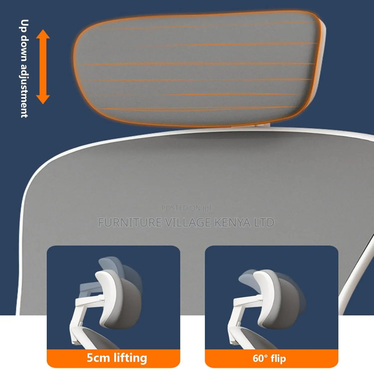 Office Chairs - Orthopedic Office Seat In White