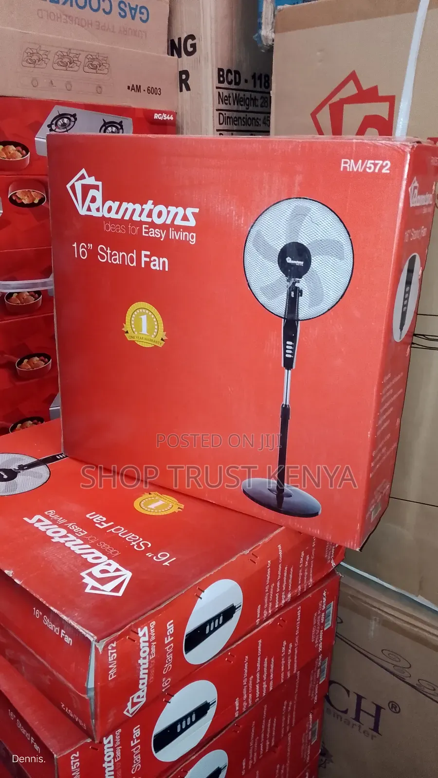 Ramtons Rm/572 Standing Fan 3 Speed