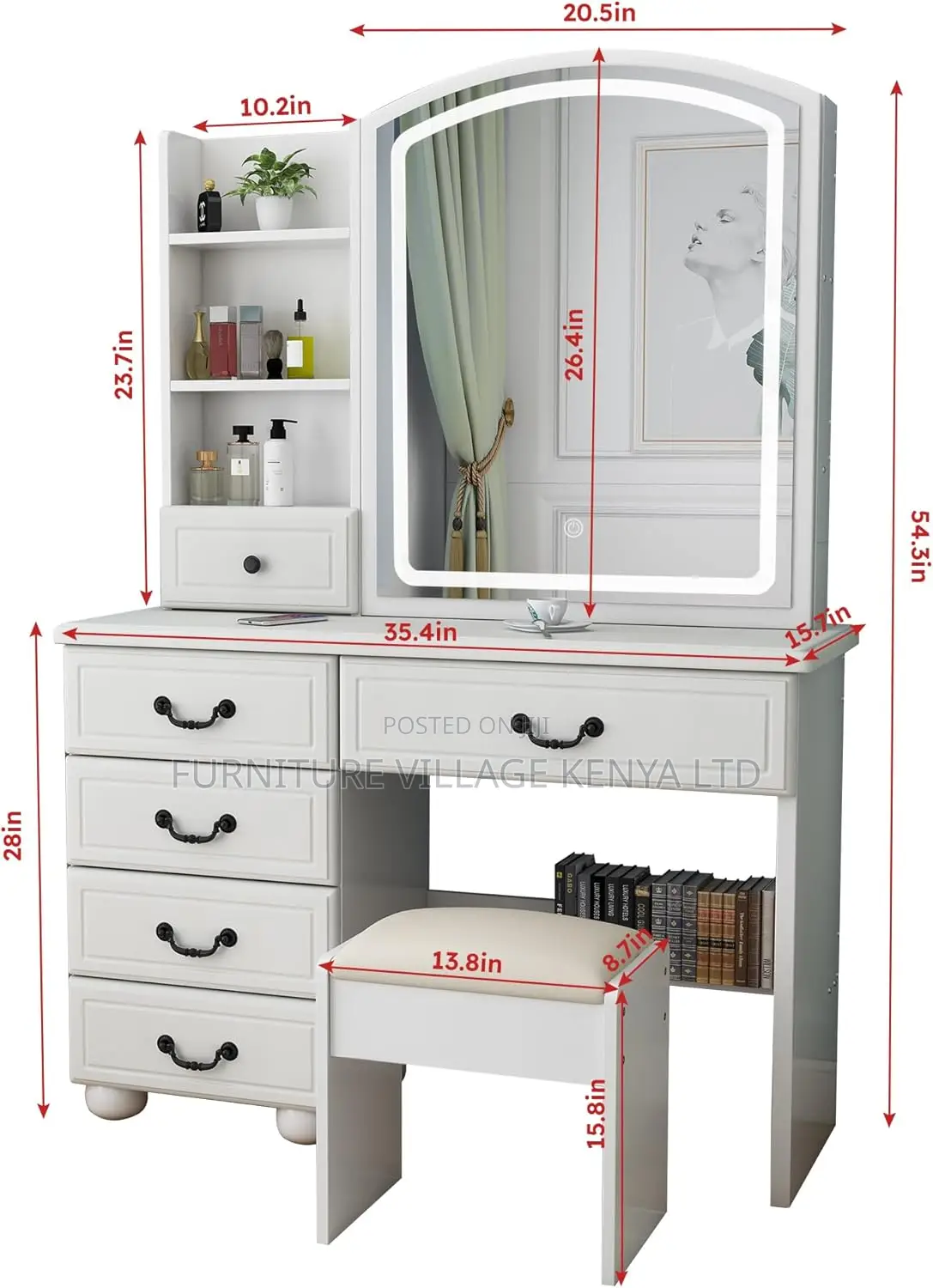 Dressing Tables: Modern Vanity Bedroom Dresser