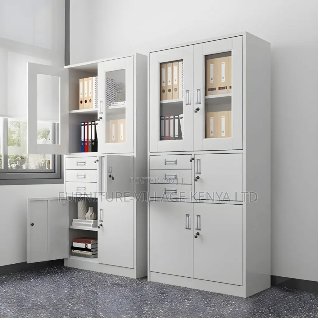 Office Cabinets: 2-door Metallic Office Cabinet With Safe