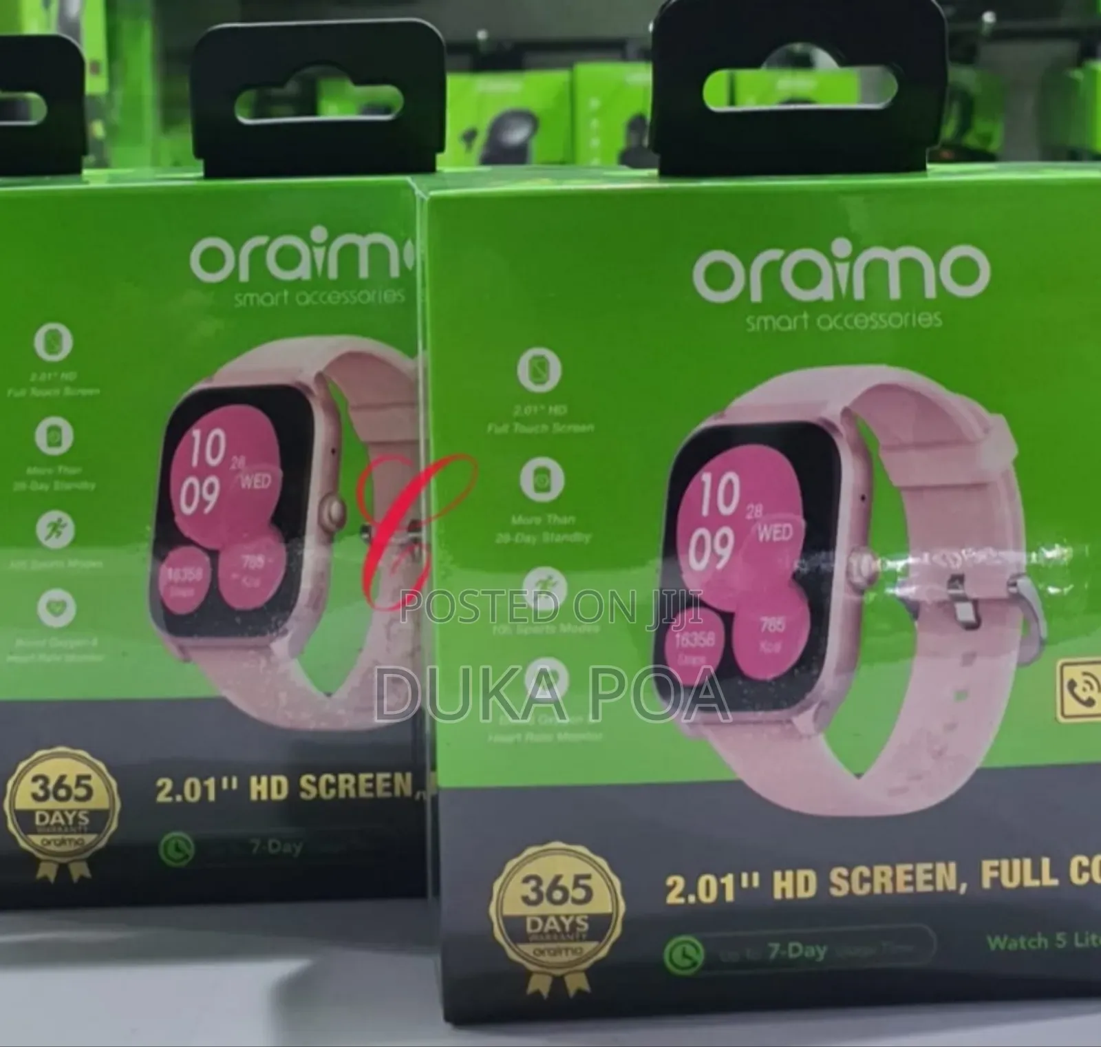 Oraimo Pink Watch Watch 5 Lite Rose Gold Pink