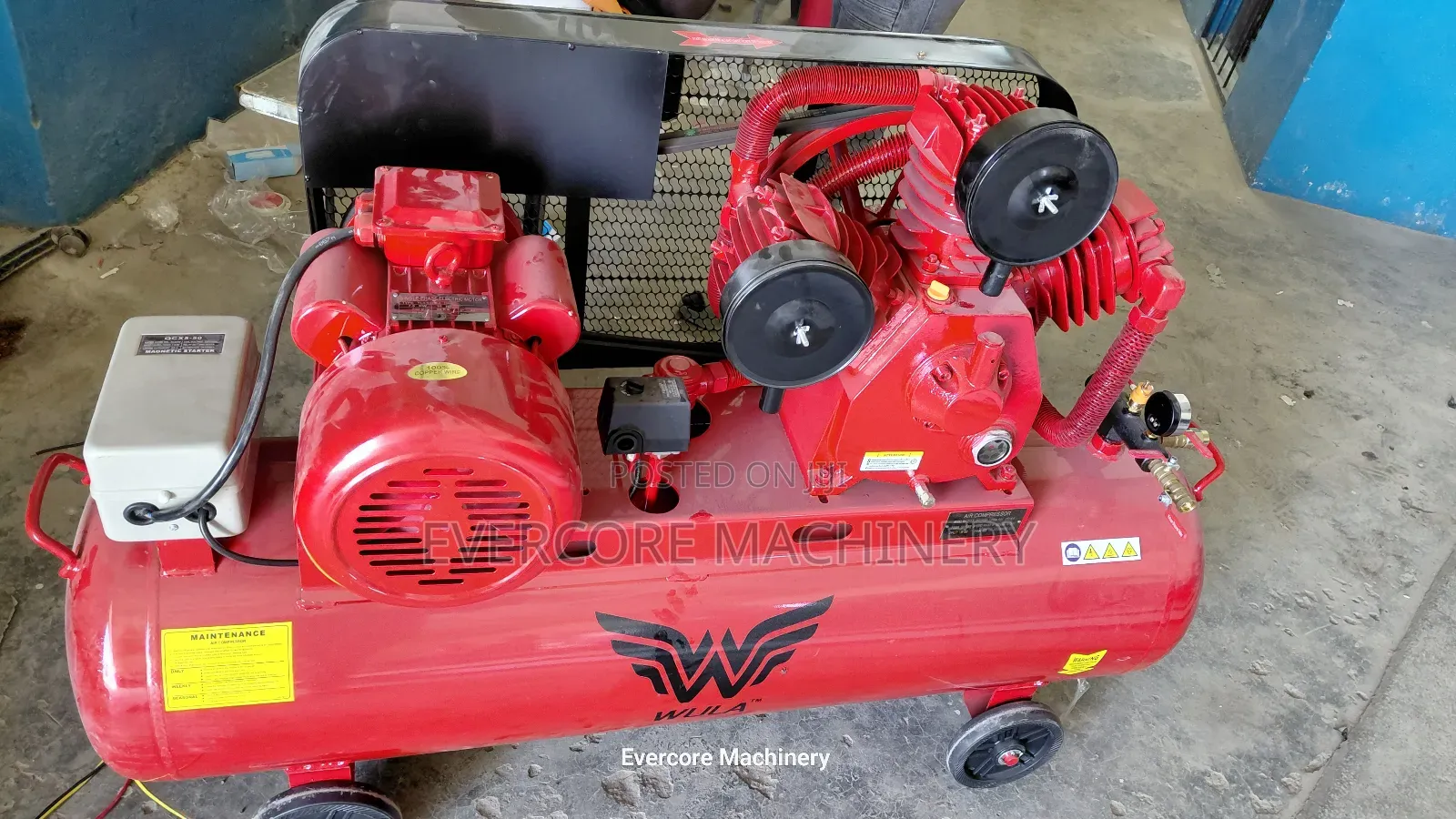 Sunshine Italy 200l Air Compressor 10hp Motor 3piston.