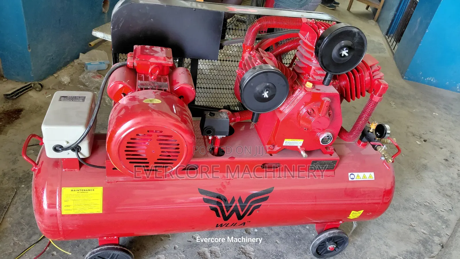Sunshine Italy 200l Air Compressor 10hp Motor 3piston.