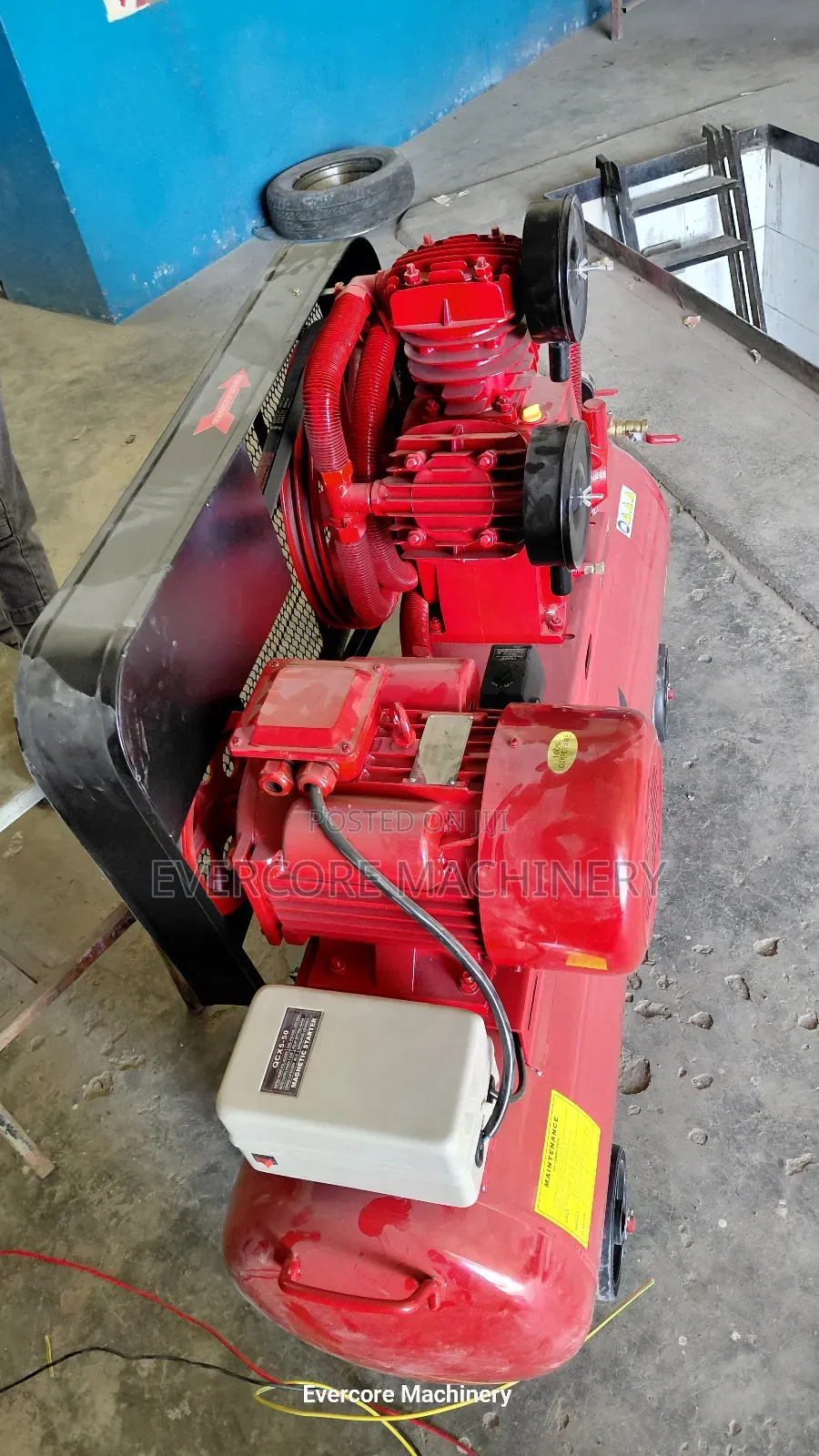 Commercial 200l Air Compressor 12.5bar Single/Three Phase 10hp