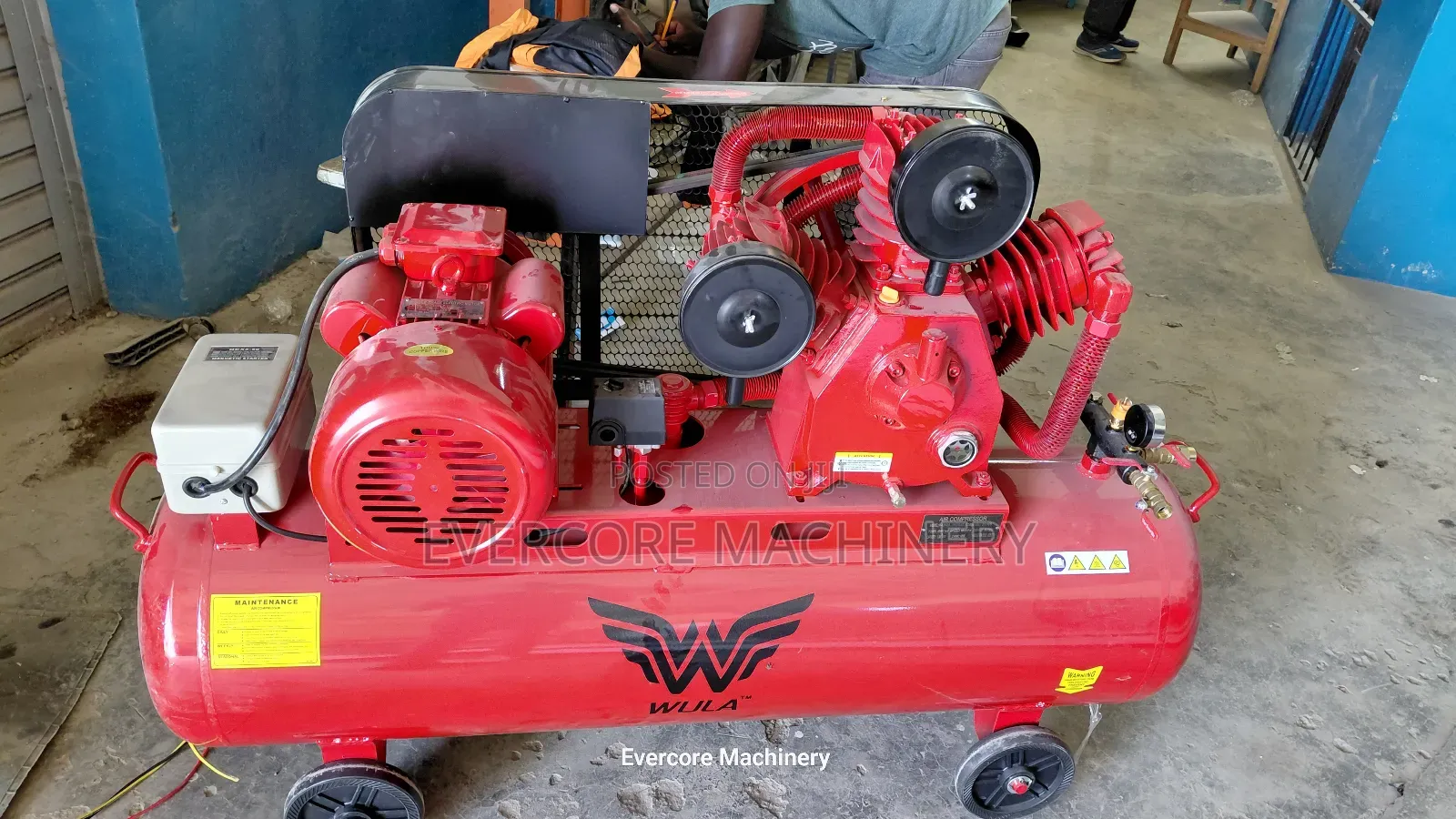 Commercial 200l Air Compressor 12.5bar Single/Three Phase 10hp