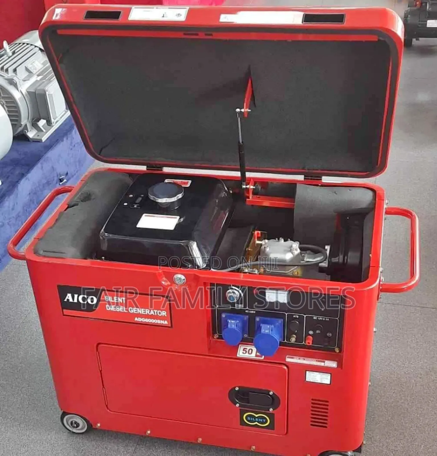 -adg8000sn  Aico Japan Diesel Generator *Closed Type*