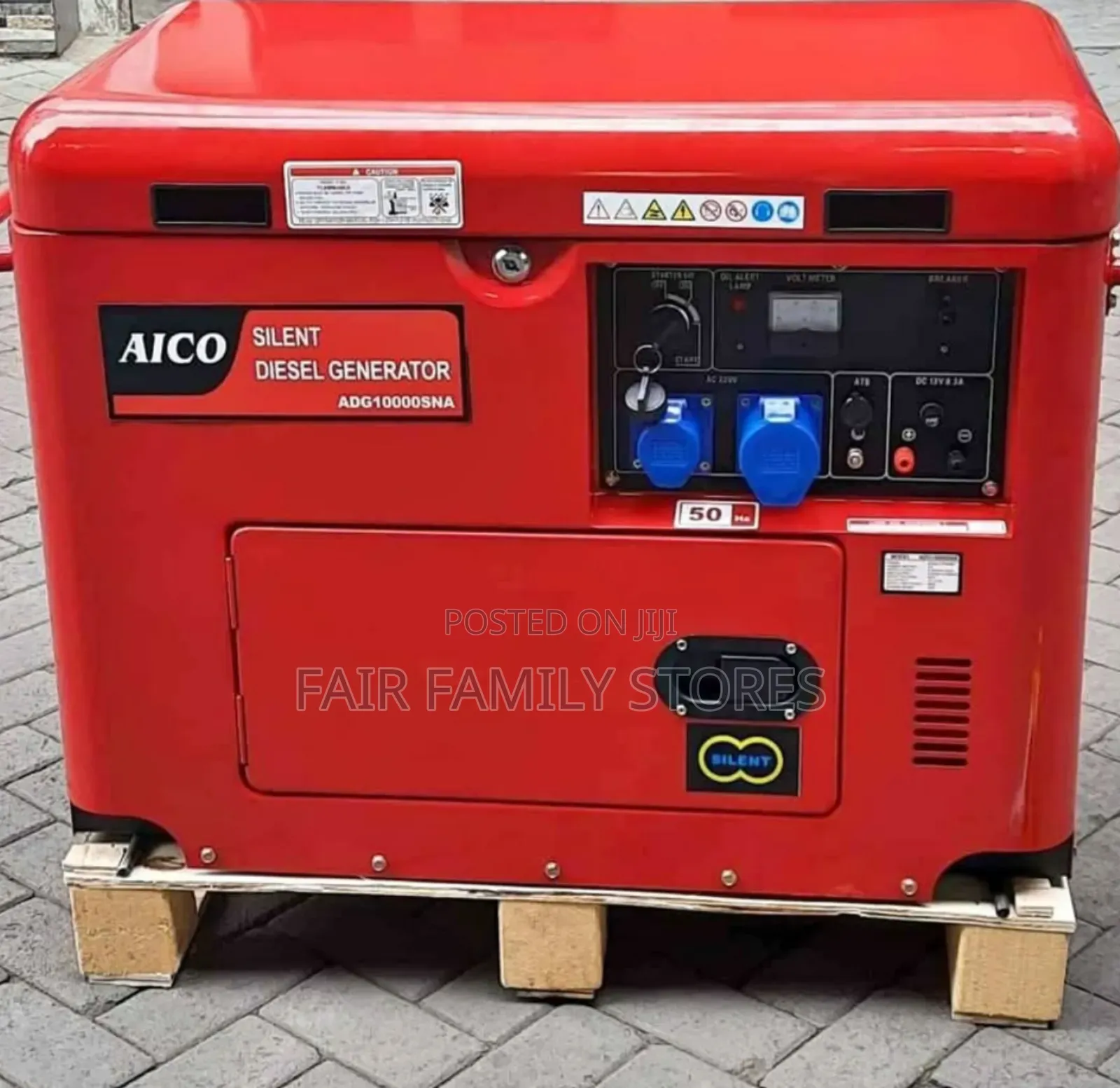 Adg10000sna Aico Japan Diesel Generatorled Closed Type Rate 10kva