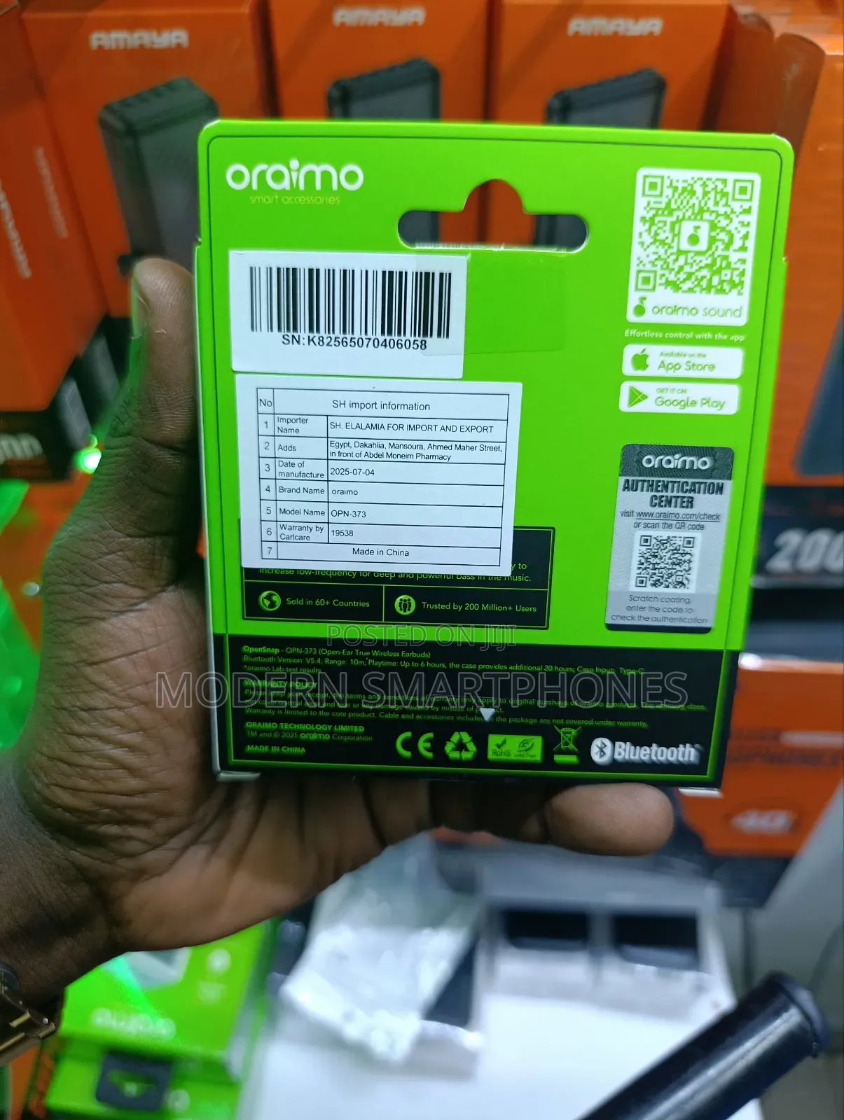 Oraimo Opensnap Clip-on True Wireless Earphones