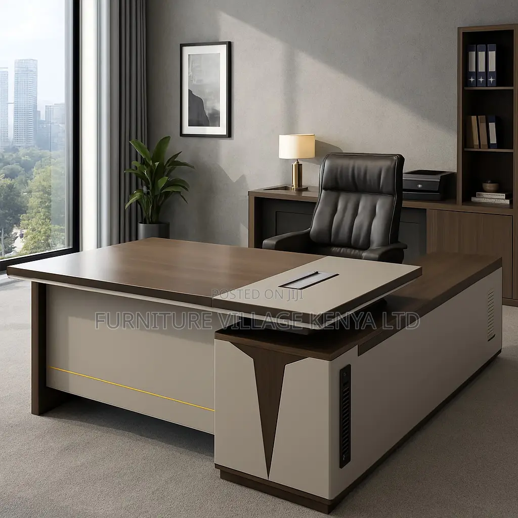 Office Desks: 160cm Imported Office Table With Drawers