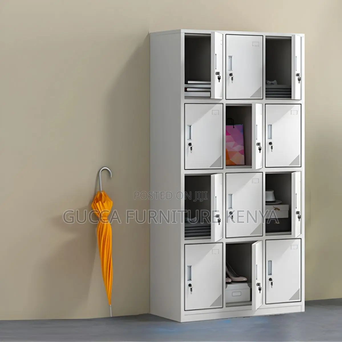 12-locker Metallic Office Filling Cabinet