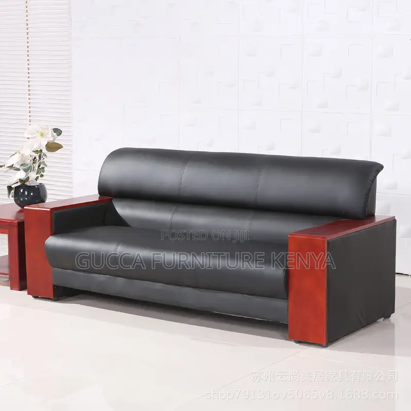 5-seater Executive Leather Reception Sofa Set