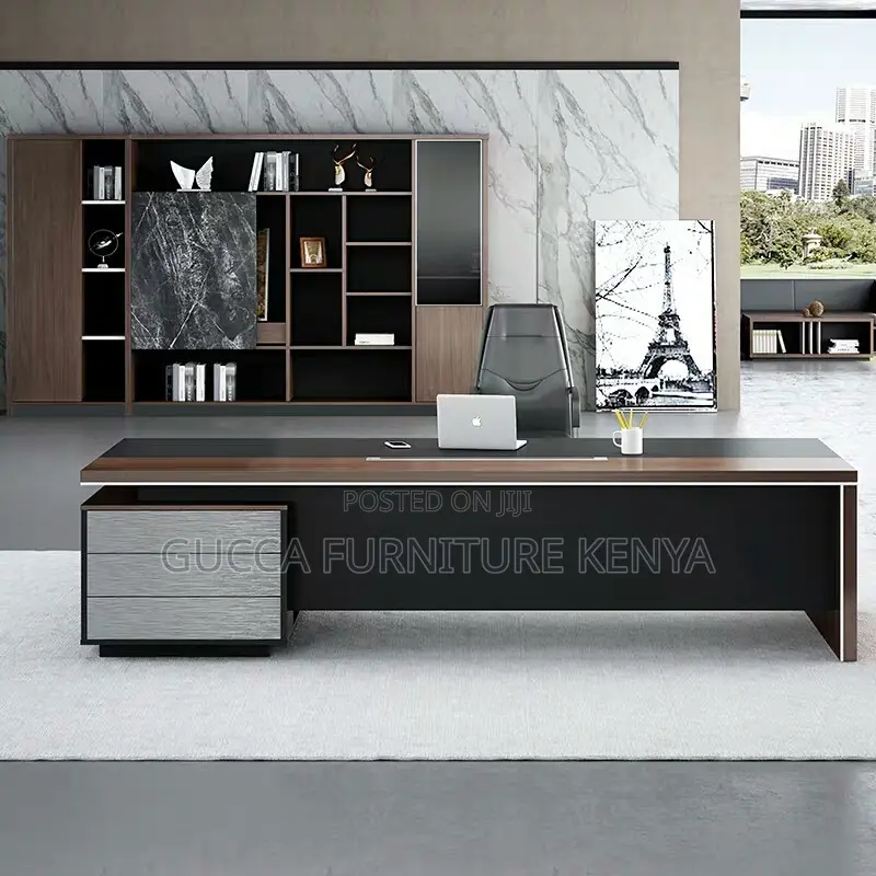 180cm Office Executive Table With Side Extension