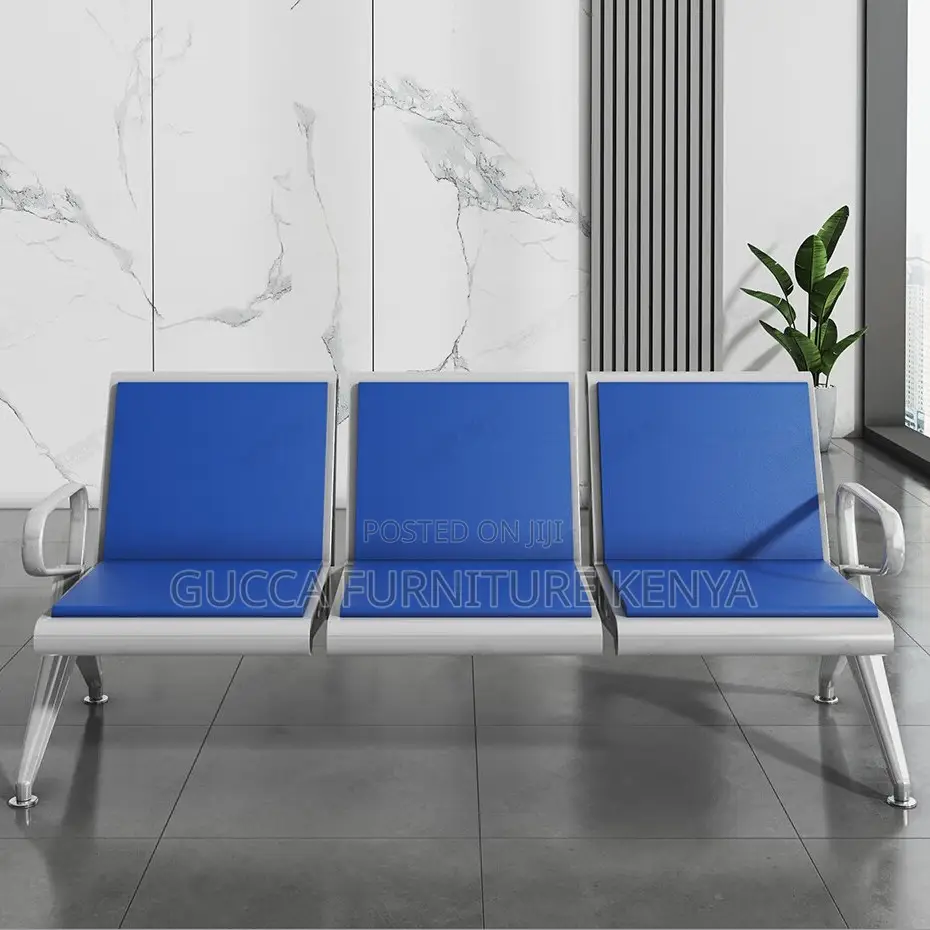 3-link Padded Reception Waiting Bench