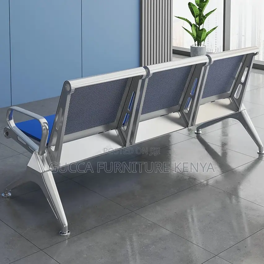 3-link Padded Reception Waiting Bench
