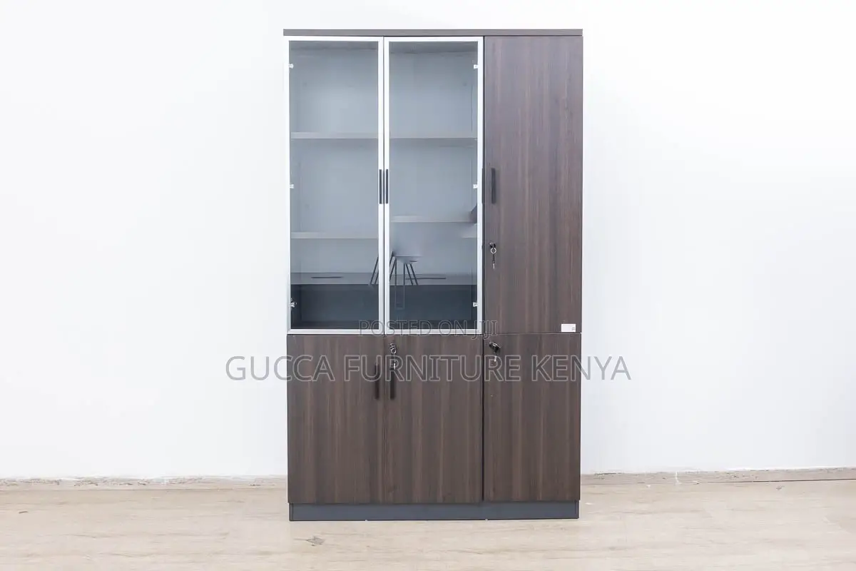 Wooden 3-doors Office Filling Cabinet