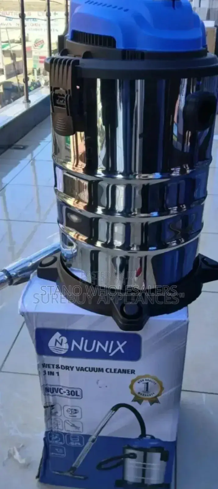 With 12months Warranty - Nunix 30l Vacuum Cleaner
