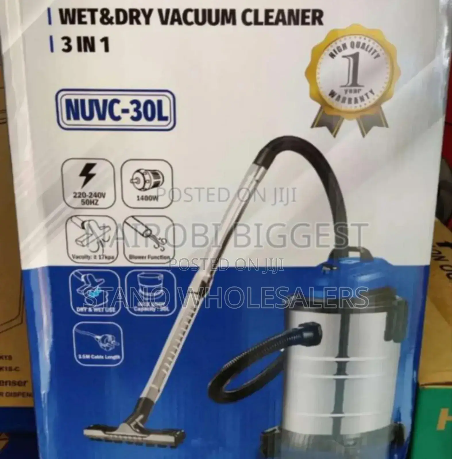 Nunc-30l Vaccum Cleaner. Nunix 30l Brand New