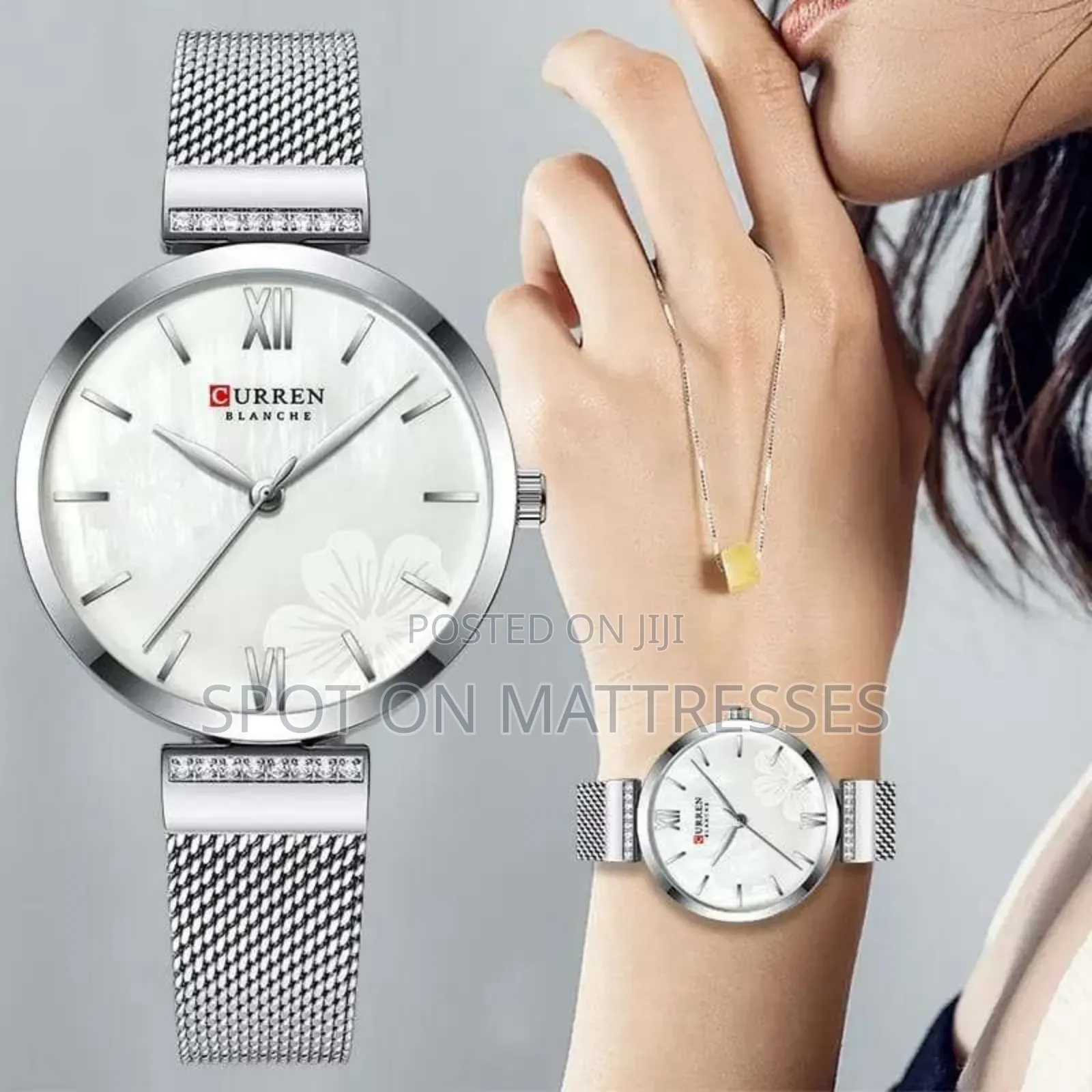 Curren Watch For Ladies. Available Colours - Silver, Gold And Bronze.